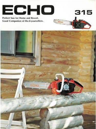 Echo Chainsaw 315 Brochure