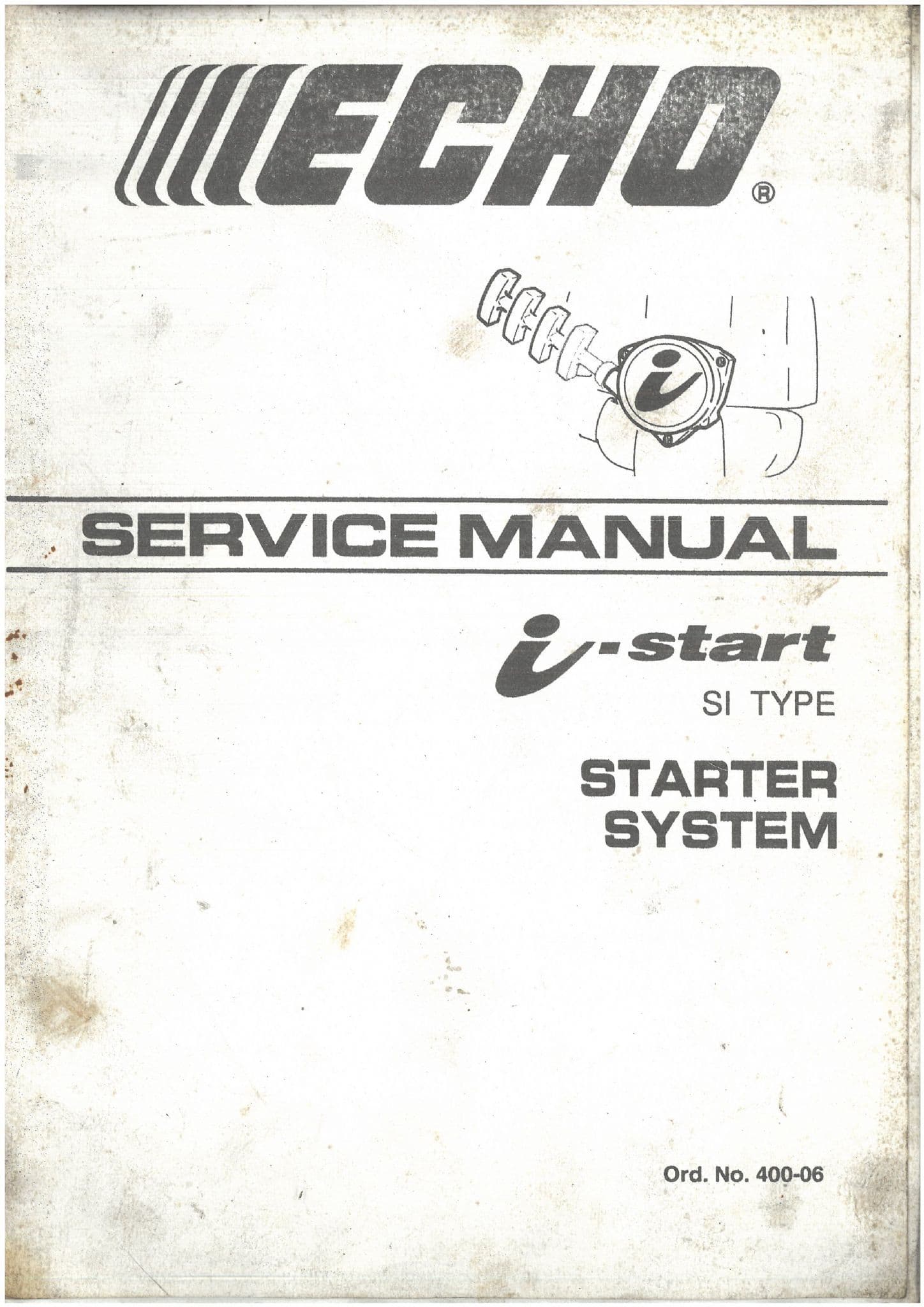 Echo Starter System I Start SI type -  Workshop Service Manual