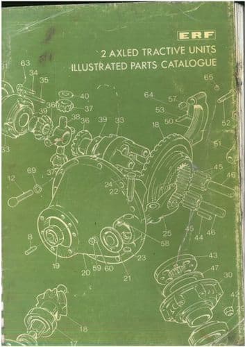 ERF 2 Axled Tractive Units  Parts Manual