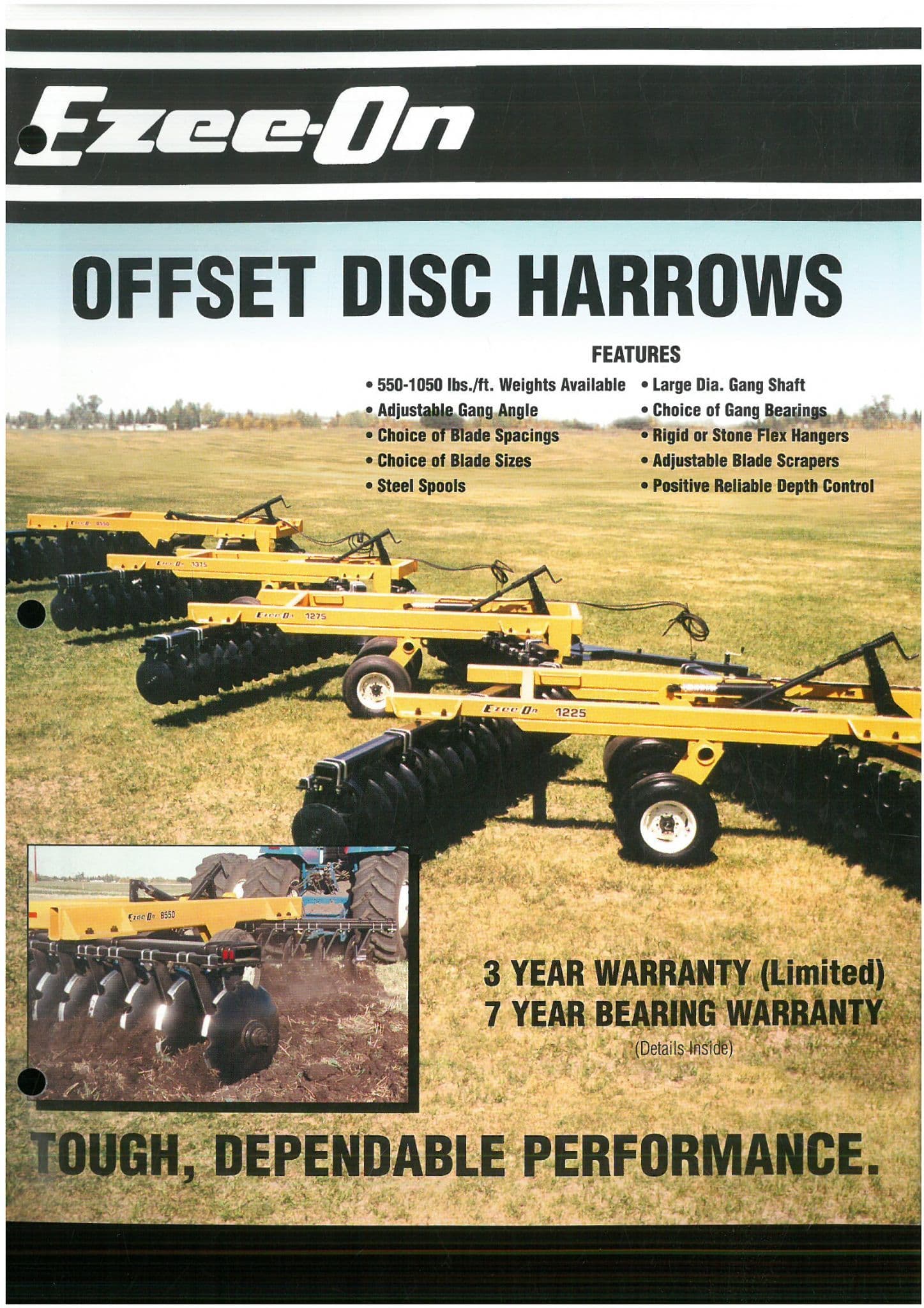 EzeeOn Offset Disc Harrows Brochure