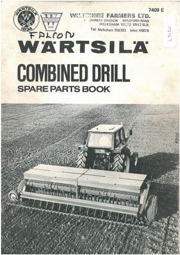 Falcon Wartsila Combined Grain and Fertilizer Drill Parts Manual