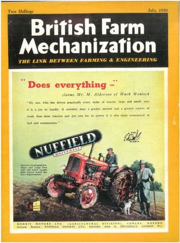 Farm Mechanization Magazine - 1950 July
