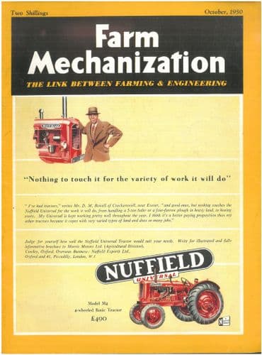 Farm Mechanization Magazine - 1950 October