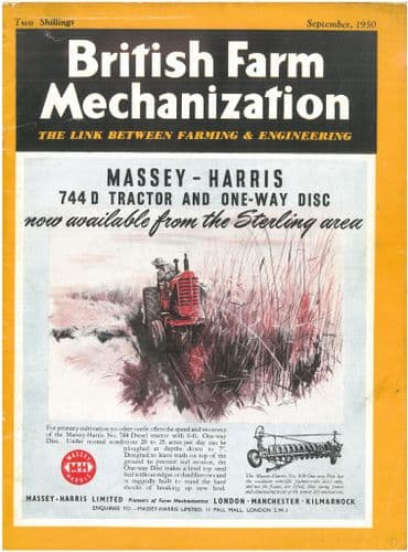 Farm Mechanization Magazine - 1950 September