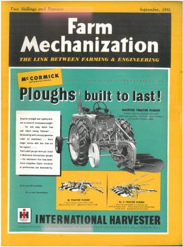 Farm Mechanization Magazine - 1951 September