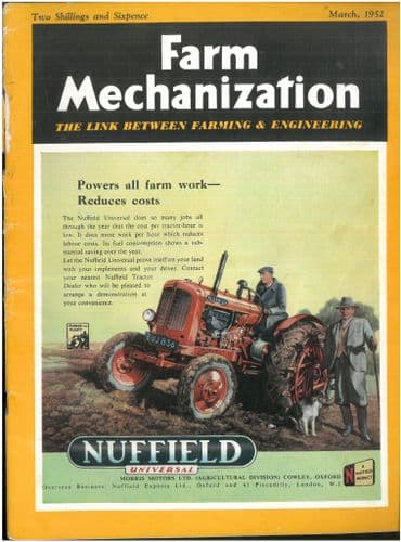 Farm Mechanization Magazine - 1952 March