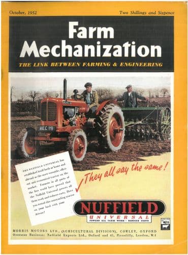 Farm Mechanization Magazine - 1952 October