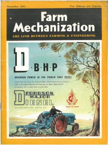 Farm Mechanization Magazine - 1953 November