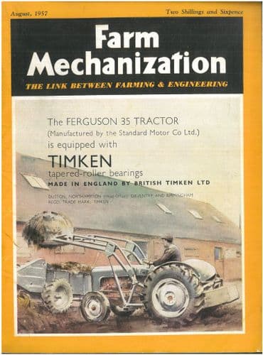 Farm Mechanization Magazine - 1957 August