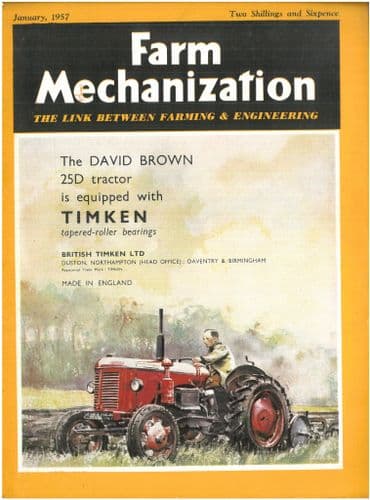 Farm Mechanization Magazine - 1957 January