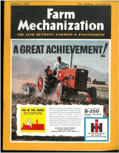 Farm Mechanization Magazine - 1958 February
