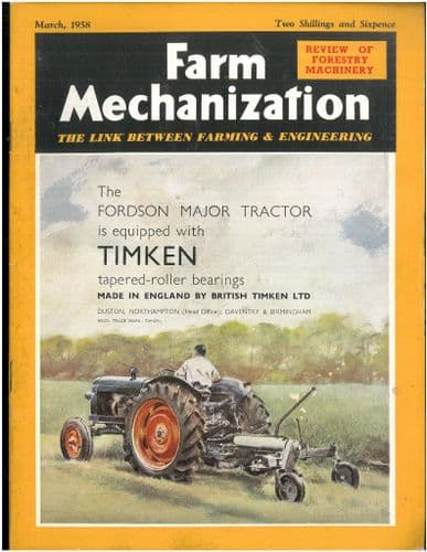 Farm Mechanization Magazine - 1958 March