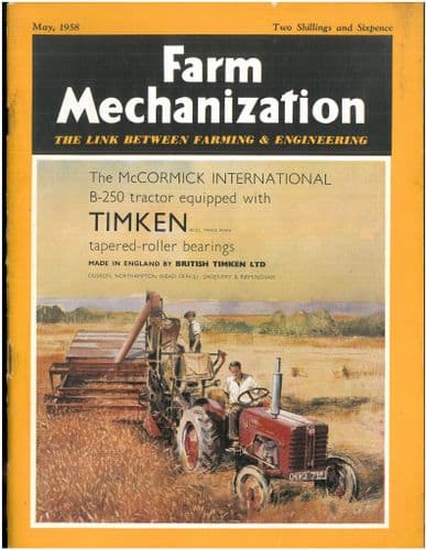 Farm Mechanization Magazine - 1958 May