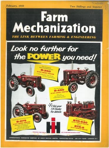 Farm Mechanization Magazine - 1959 February