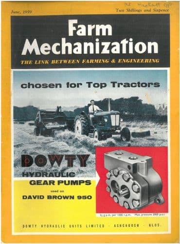 Farm Mechanization Magazine - 1959 June
