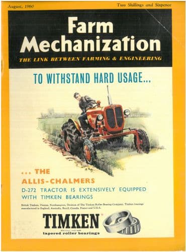 Farm Mechanization Magazine - 1960 August