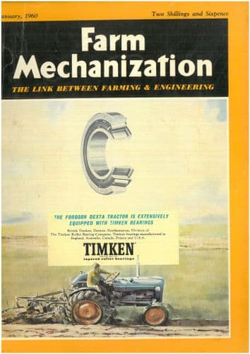 Farm Mechanization Magazine - 1960 January