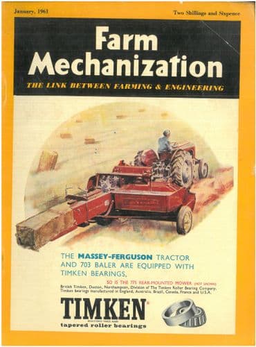 Farm Mechanization Magazine - 1961 January