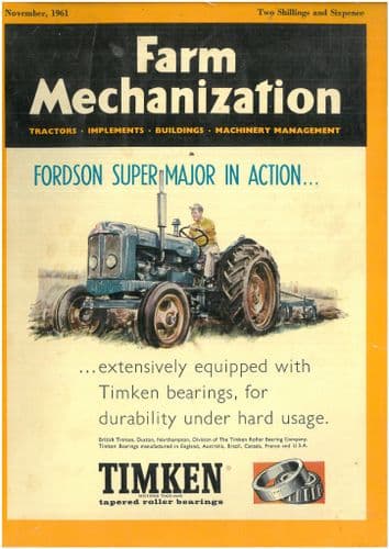 Farm Mechanization Magazine - 1961 November