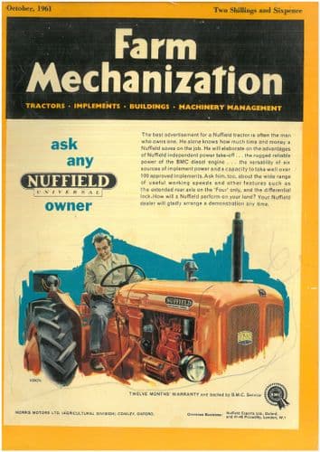 Farm Mechanization Magazine - 1961 October