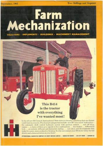 Farm Mechanization Magazine - 1961 September