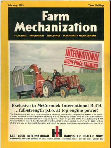 Farm Mechanization Magazine - 1963 March