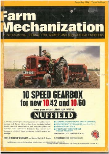 Farm Mechanization Magazine - 1964 December