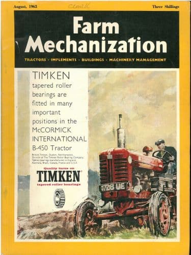 Farm Mechanization Magazine - August 1963