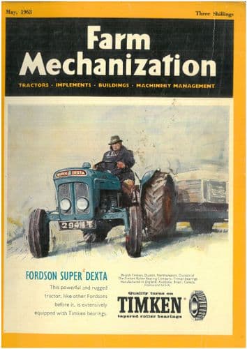 Farm Mechanization Magazine - May 1963