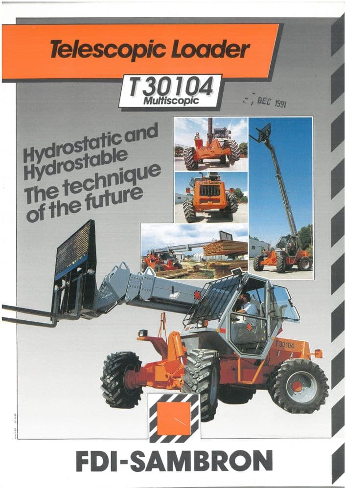 FDI Sambron Telescopic Handler T30 104 Brochure