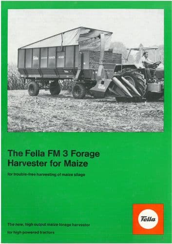 Fella Forage Harvester For Maize FM 3 Brochure - FM3