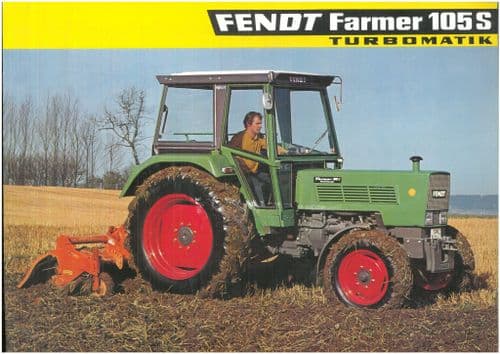 Fendt Tractor Farmer 105S Turbomatik Brochure - 105 S