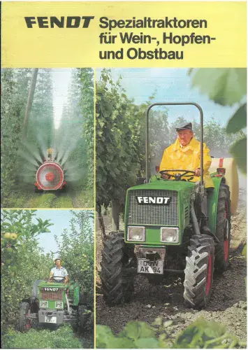 Fendt Tractor Farmer 200 203 204 V & P Brochure - IN GERMAN