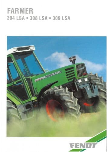 Fendt Tractor Farmer 304 308 309 LSA Brochure