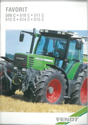 Fendt Tractor - Favorit 509C 510C 511C 512C 514C 515C Brochure