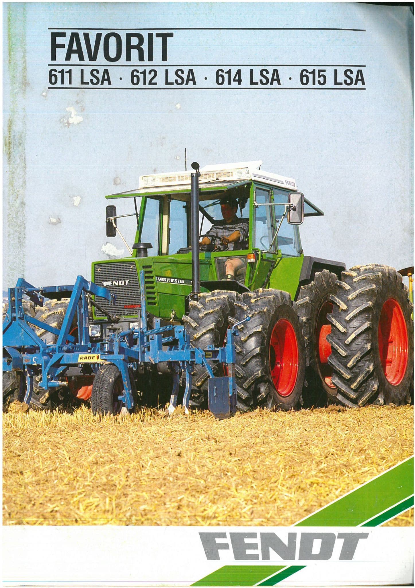 Fendt Tractor Favorit 611 LSA 612 LSA 614 LSA 615 LSA Brochure