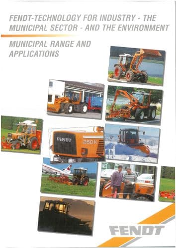Fendt Tractor For Industry and The Environment Brochure