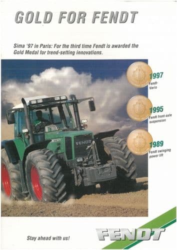Fendt Tractor - Gold for Fendt Brochure