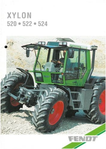 Fendt Tractor - Xylon 520 522 524 Brochure --