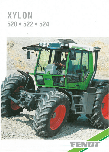 Fendt Tractor - Xylon 520 522 524 Brochure -