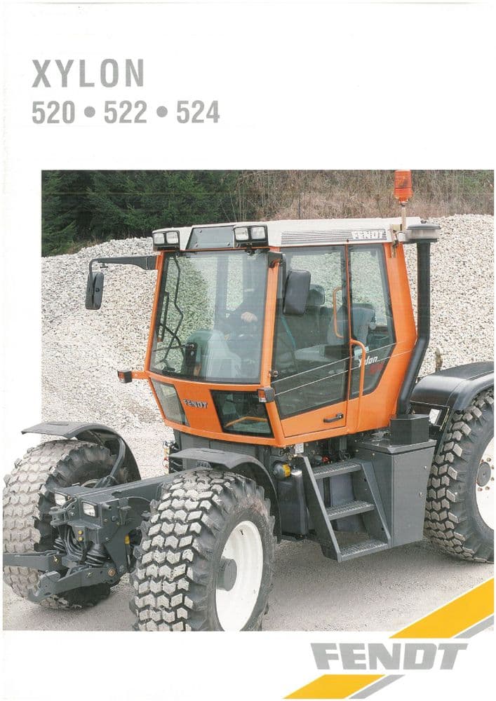 Fendt Tractor Xylon 520 522 524 Brochure