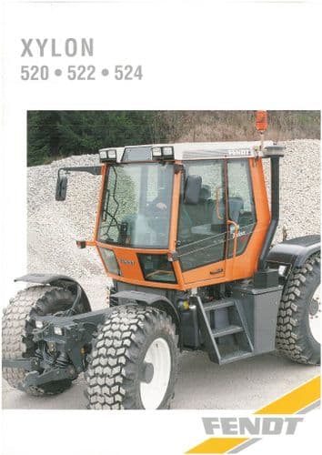 Fendt Tractor Xylon 520 522 524 Brochure.
