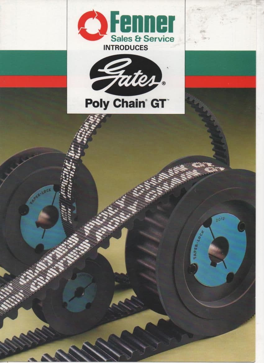 Fenner introduces Gates Poly Chain GT Brochure