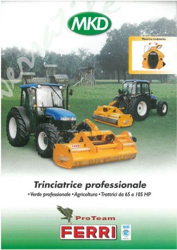 Ferri Shredders MKD Brochure  (FRENCH) Trinciatrice Professionale