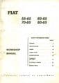 Fiat Crawler Tractor 55-65 60-65 70-65 80-65 55-75 60-75 70-75 80-75 Service Workshop Manual