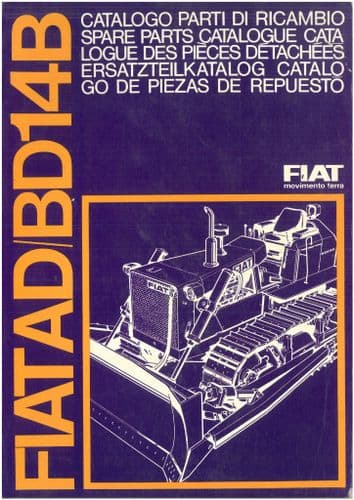 Fiat Crawler Tractor AD14B BD14B Parts Manual