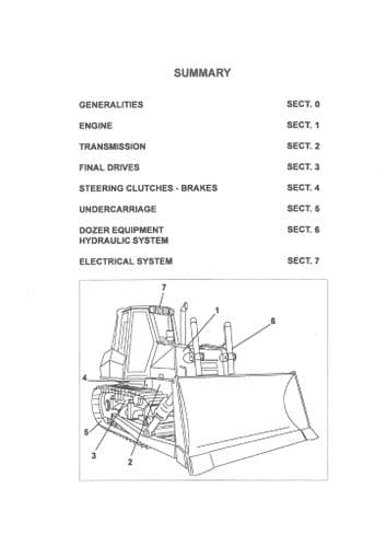 Fiat Hitachi Dozer D180 Workshop Service Manual