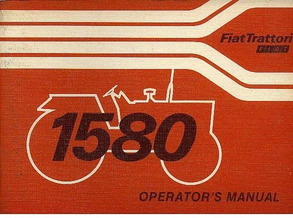 Manuel D'atelier FIAT 1580 / 1580DT / 1880 - PDF De Réparation Complet, Neuf