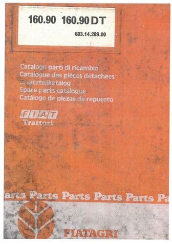 Fiat Tractor 160-90 & 160-90dt Parts Manual + 4WD Versions