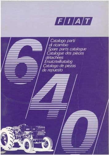 Fiat Tractor 640 & 640 DT Parts Manual